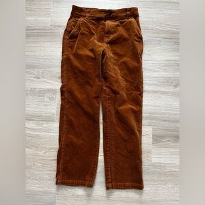 Mini Boden Boy’s Kids' Cotton Corduroy Pants Burnt Orange - Size 11